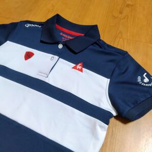 le coq sportif ルコック ポロシャツ ネイビー/ホワイト サイズM