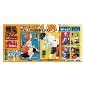 【3種類】最強ジャンプ 7月号付録 ハイキュー!! クリアファイル2025