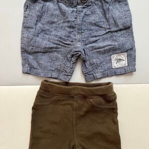 95センチ ハーフパンツ パンツ ズボン キッズ フタフタ チェロキー