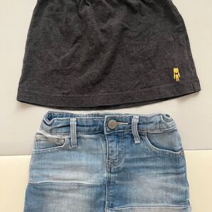 90センチ スカート キッズ ベビーギャップ ハッシュアッシュ 子ども服