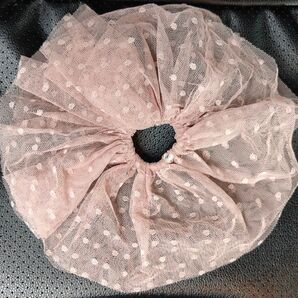 お洒落シュシュ 大小2個セット