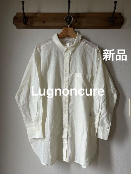 Lugnoncure ルノンキュール シアーオーバーシャツ オフホワイト フリーサイズ