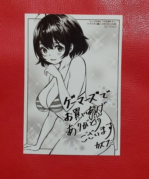 レンズの向こうの女神たち1 ゲーマーズ特典ブロマイド