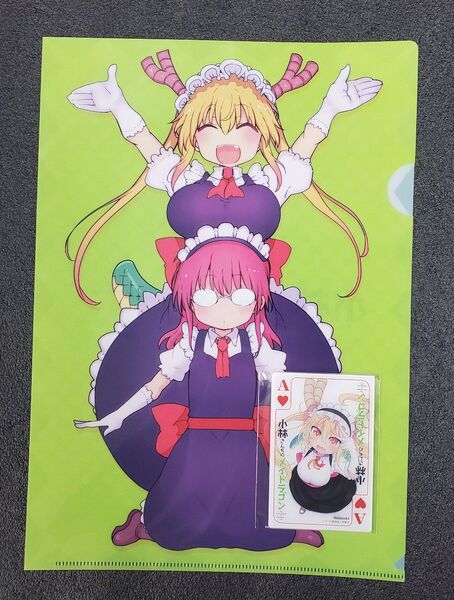 小林さんちのメイドラゴン17 メロンブックス特典 アクリルカード クリアファイル