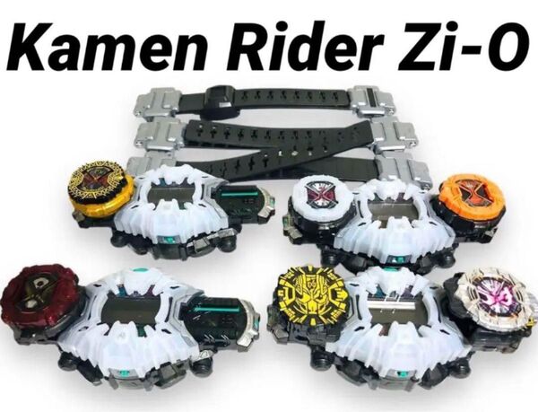 美品 バンダイ BANDAI DX 仮面ライダー ジオウ ジクウ ドライバー 4本 変身 アイテム ベルト Kamen Rider