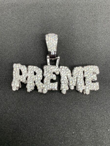 PREME プレム シルバー ブリンブリン ネックレス ヒップホップ ラッパー