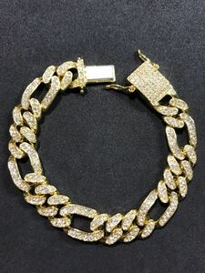  Gold Figaro chain bracele Brin Brin Miami cue van 