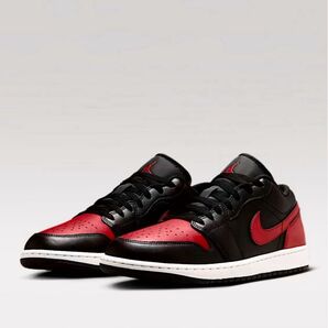 NIKE AIR JORDAN 1 LOW ナイキ エアジョーダン1 ロー スニーカー ブレッド ブラック レッド27.5