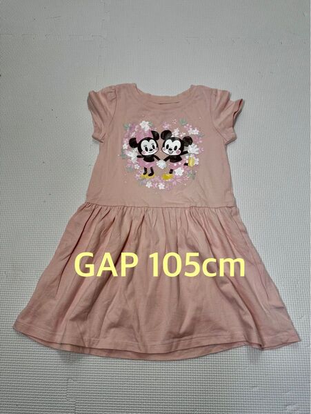 GAP ワンピース 105cm 4years ギャップ ピンク ギャップ 半袖ワンピース キッズ ミッキー ミニー