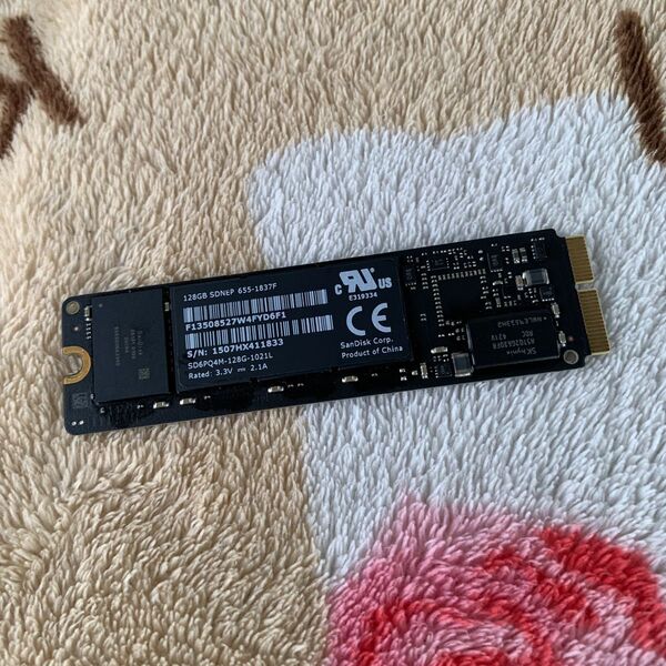 Apple純正 取り外し品 MacBook Air Pro 2013-2015対応? SSD 128GB