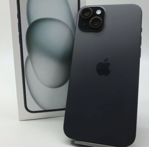 iPhone15 Plus 128GB Black A3093 3M457J/A バッテリ100% SIMフリー 状態かなり良好