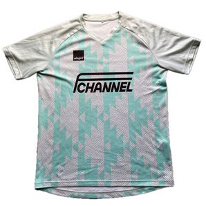alegre 半袖Tシャツ フットサル ソサイチ メンズLLサイズ グリーン系 #7 FCHANNEL
