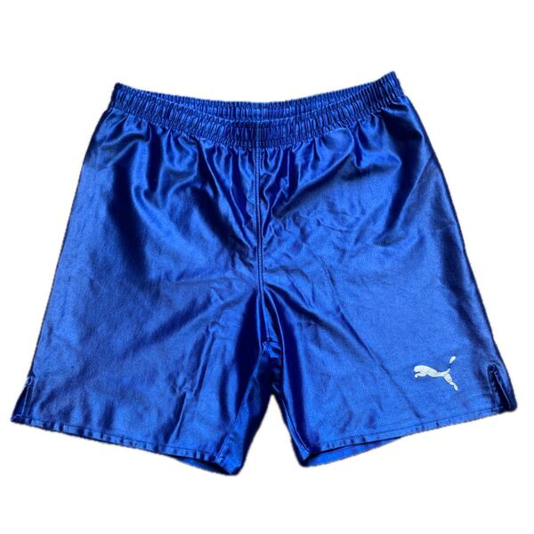PUMA プーマ ハーフパンツ ショートパンツ トレーニングパンツ 速乾 メンズサイズLウエスト79〜85 ブルー