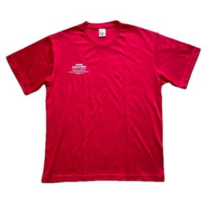ASIAN QUALIFIERS ロゴ半袖丸首Tシャツ サイズXL レッド