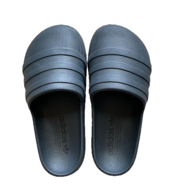 adidas Adilette 5UK 24.0cm ブラック 黒 サンダル シャワーサンダル アディレッタ
