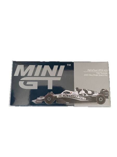 MINI GT 1/64 アルファタウリ 角田裕毅 F1 2022 アブダビグランプリ#22