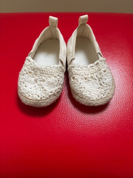 【ファーストシューズ】小さめちゃん用10.5センチ スリッポン 白