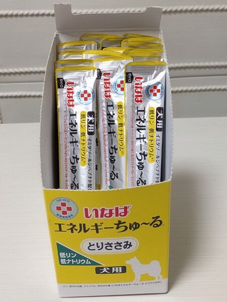 いなば 犬用 エネルギーちゅーる 低リン低ナトリウム とりささみ 14g×15本