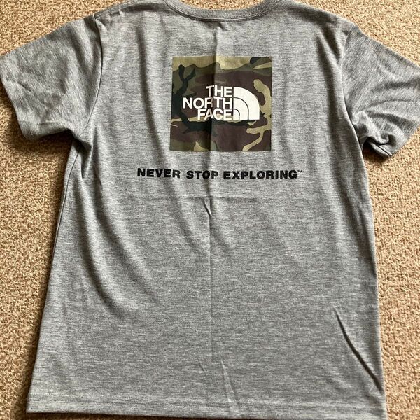 ノースフェイス キッズ Tシャツ 半袖 150サイズ グレー