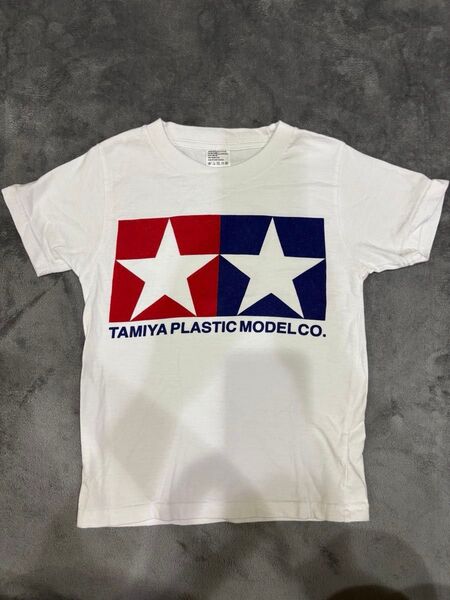TAMIYA ロゴTシャツ ホワイト サイズ 120cm シミあり