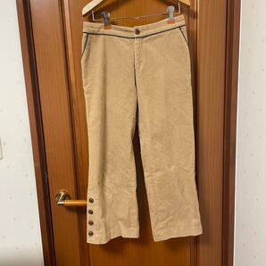 3can4on パンツ コーディロイ 茶色 ベージュ 秋冬 チノパン