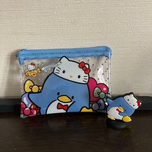 ハローキティ×タキシードサム ポーチ&スタンド 2個セット 50周年