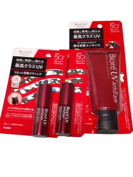 ※6月5日までセール中※ビオレ UVアスリズムプロテクトスティック(10g)×2個+プロテクトエッセンス(70g)