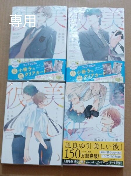 専用 コミックス 美しい彼 1.2.3.4巻 4冊セット 凪良ゆう 北野仁
