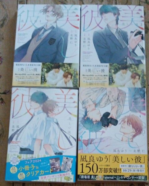 コミックス 美しい彼 1.2.3.4巻 4冊セット 凪良ゆう 北野仁