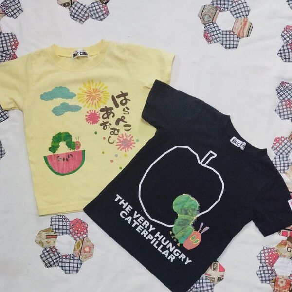 【福袋】男女兼用★ERIC CARLE はらぺこあおむしTシャツ 2枚セット