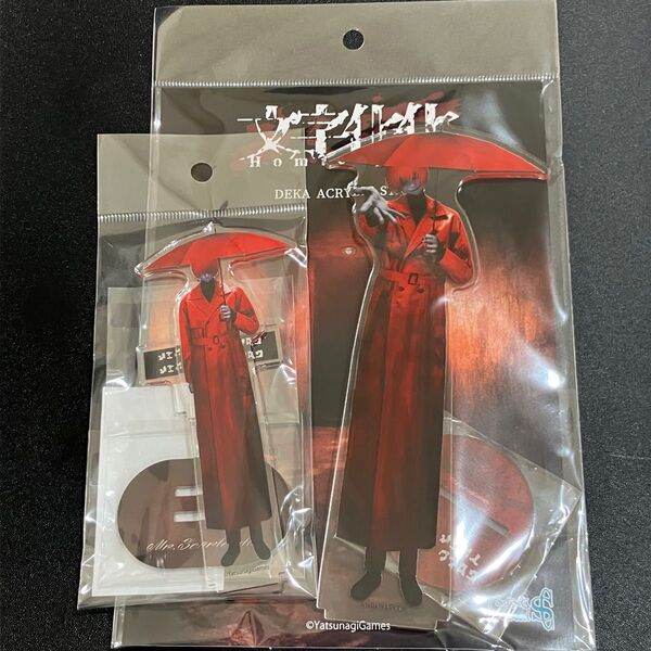 ②文字化化 ポップアップ POP UP SHOP 八名木 赤い傘の男 アクリルスタンド アクスタ セット