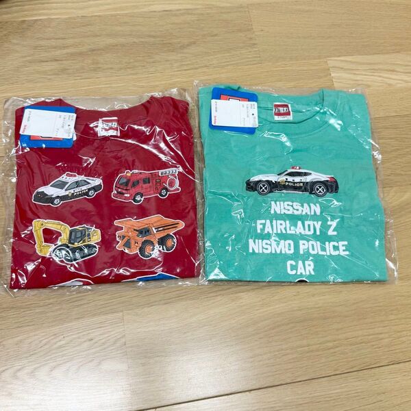 トミカ 半袖&長袖 Tシャツ2枚セット 100cm
