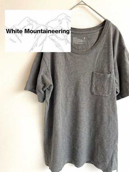 ホワイトマウンテニアリング Tシャツ グレー サイズM