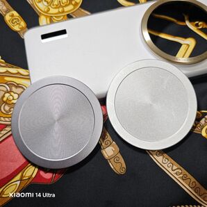 Xiaomi 14 Ultra 純正フォトグラフィーキットケース用 レンズカバー ダークシルバー 軽量アルミ
