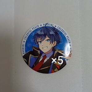 カラフルピーチ からぴち なおきり 魔法学園 缶バッジ 等身