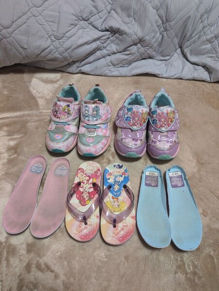 プリキュア スニーカー サンダル Tシャツ 長袖 靴下セット
