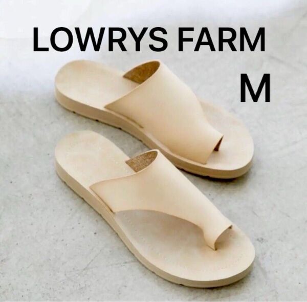 【新品】LOWRYS FARM ローリーズファーム アシメ トング サンダル アイボリー