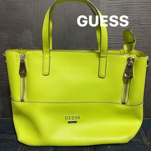 GUESS ハンドバッグ ライムグリーン