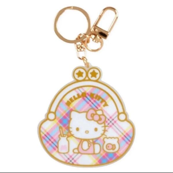 サンリオ ハローキティ 50周年 シークレットアクリルキーホルダー ドレスタータンチェック