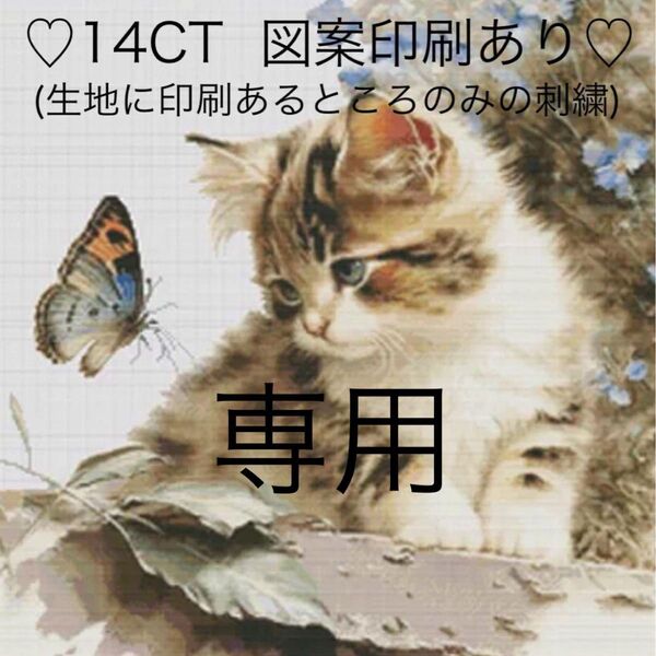 クロスステッチキット 僕と綺麗な相棒②(14CT、60色、図案印刷あり)