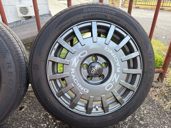 ②185/60R16 レグノ OZ RACING 中古美品 5穴 PCD100 7J +45