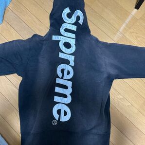 24FWSupreme Satin Applique Hooded Sweatshirtアップリケパーカー