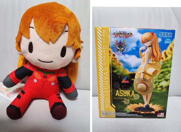 エヴァンゲリオン アスカ フィギュア ぬいぐるみ セット
