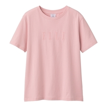GU ELLE コラボTシャツ　グラフィックT(半袖)ELLE　　刺繍　Ｓサイズ　ピンク_画像2