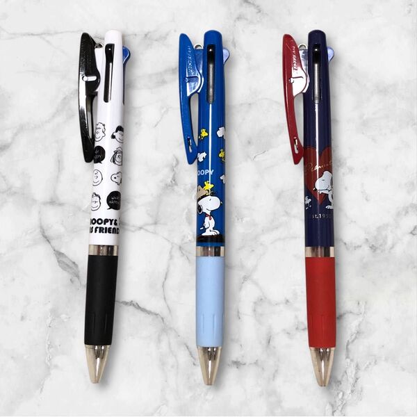 スヌーピー ジェットストリーム3本セット SNOOPY ボールペン