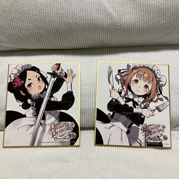 プリンセスプリンシパル 第4章 1週目 入場者特典 来場特典 ミニ色紙 黒星紅白描き下ろし 劇場版
