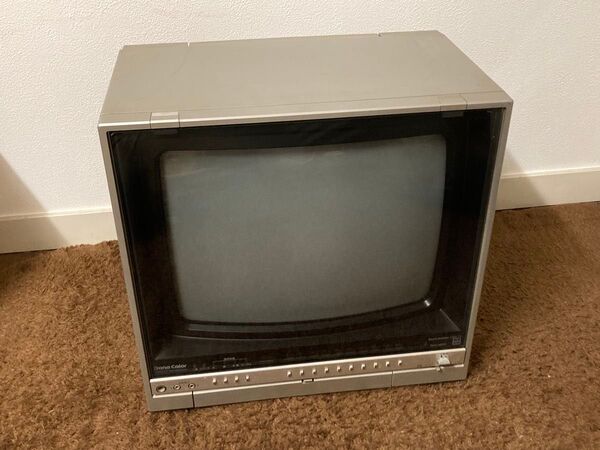 ナショナル National ブラウン管テレビ α TH-14N22R 通電確認済み ジャンク品