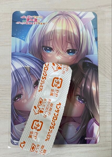 おっぱいでかいナースとイチャコラエロ×2入院生活!?DVD-PG ブックメイト特典 プラカード KAGUYA choco chip