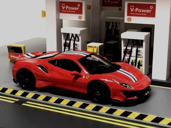◎プレ値品◎1/43 ブラーゴ フェラーリ 488 ピスタ 未開封新品