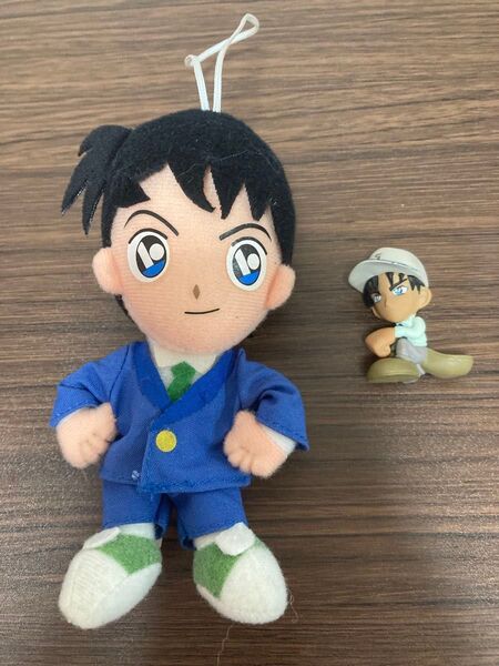 名探偵コナン 工藤新一 江戸川コナン ぬいぐるみとフィギュアセット